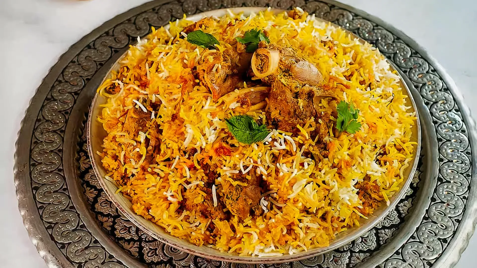 Delicious Hyderabadi Lamb Biryani in Edmonton, AB